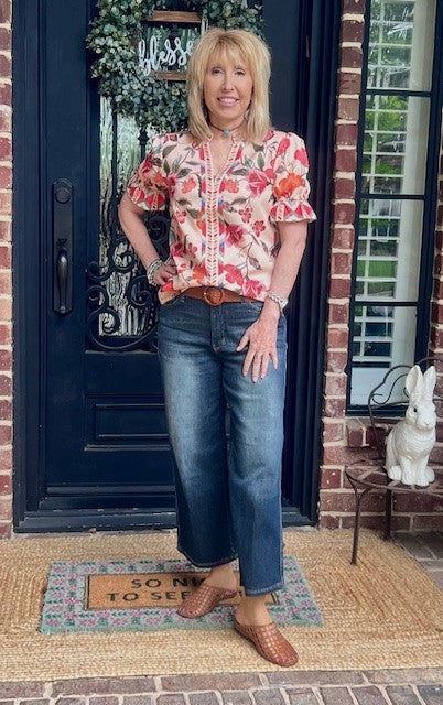 Rebel Yell - Floral Top