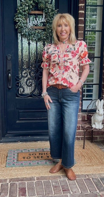 Rebel Yell - Floral Top