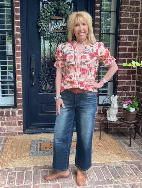 Rebel Yell - Floral Top