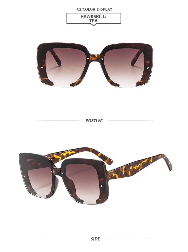 Leopard Print Sunglasses