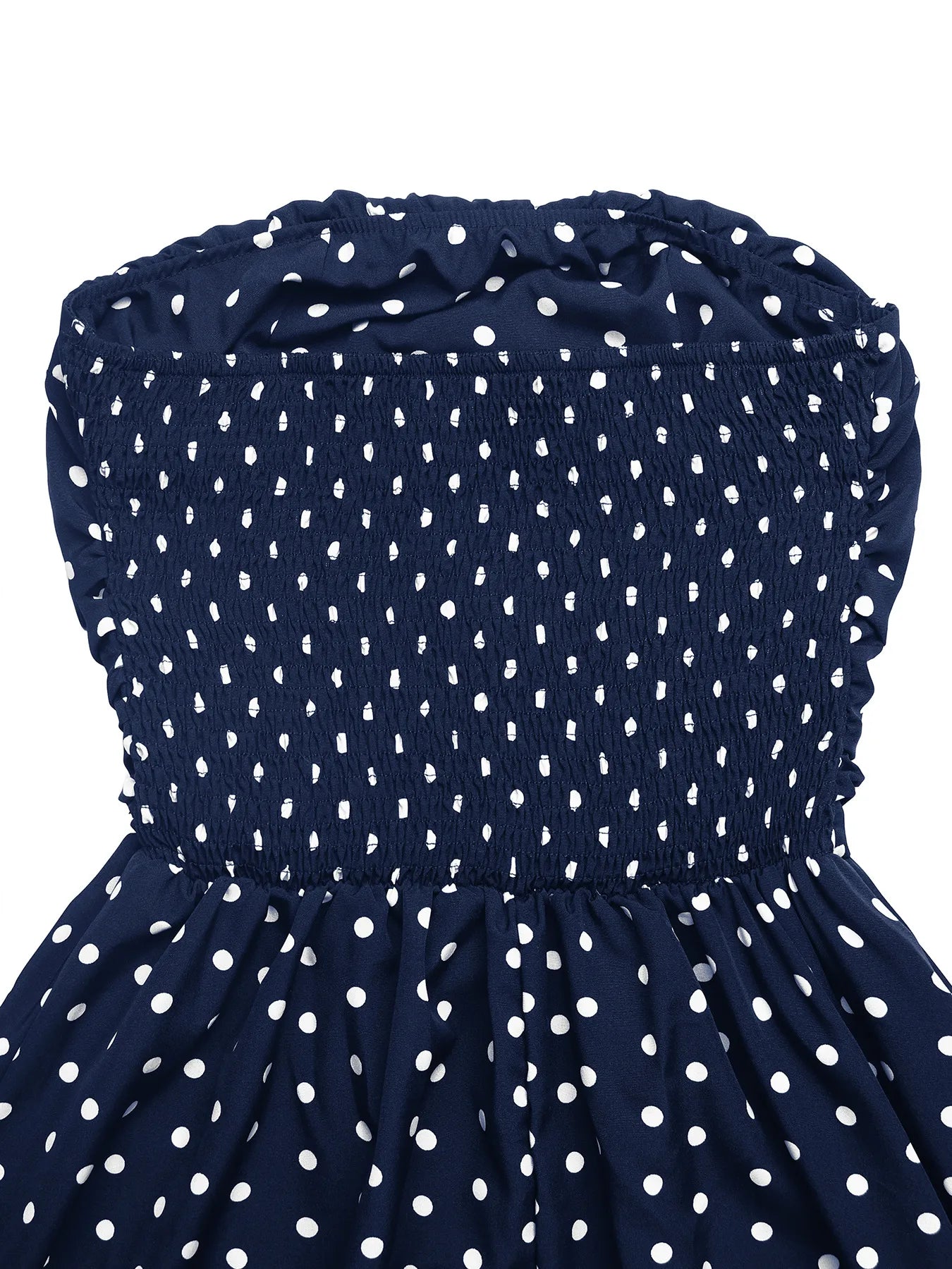 Bentley in Blue Strapless Dress