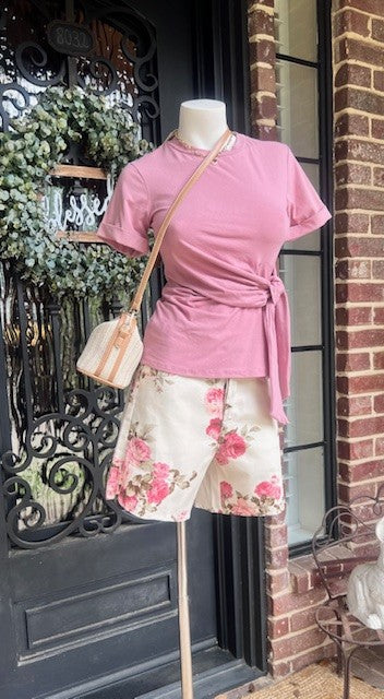 Olivia's Floral Midrise Shorts