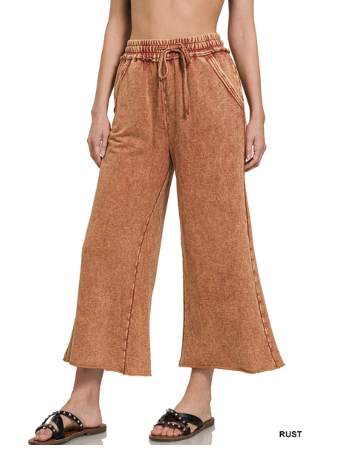 About Those Palazzo Pants-Rust