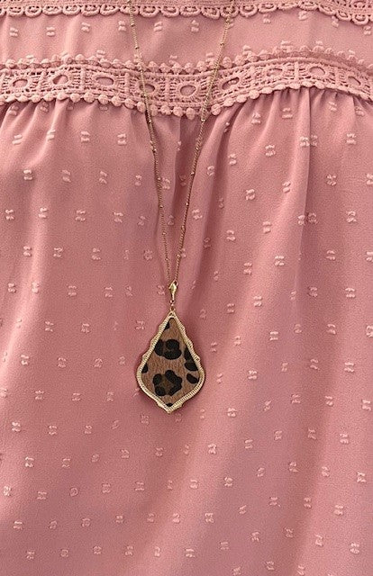 Leopard Print Necklace