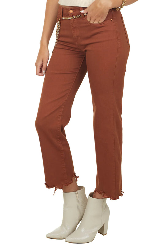 Sneak Peek Rust Jeans-SALE ITEM!