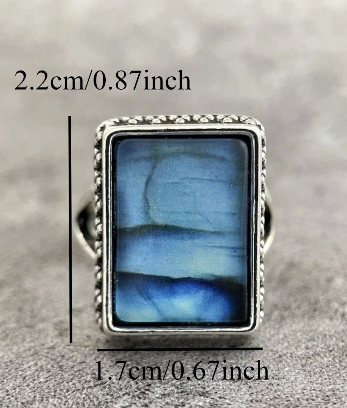 Ocean Blue Ring