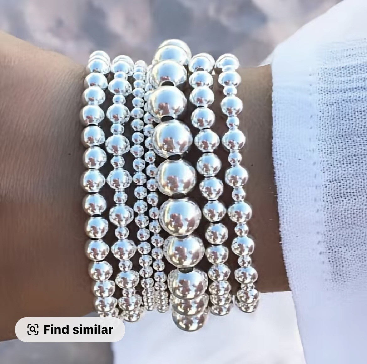 Silver Stack Bracelets
