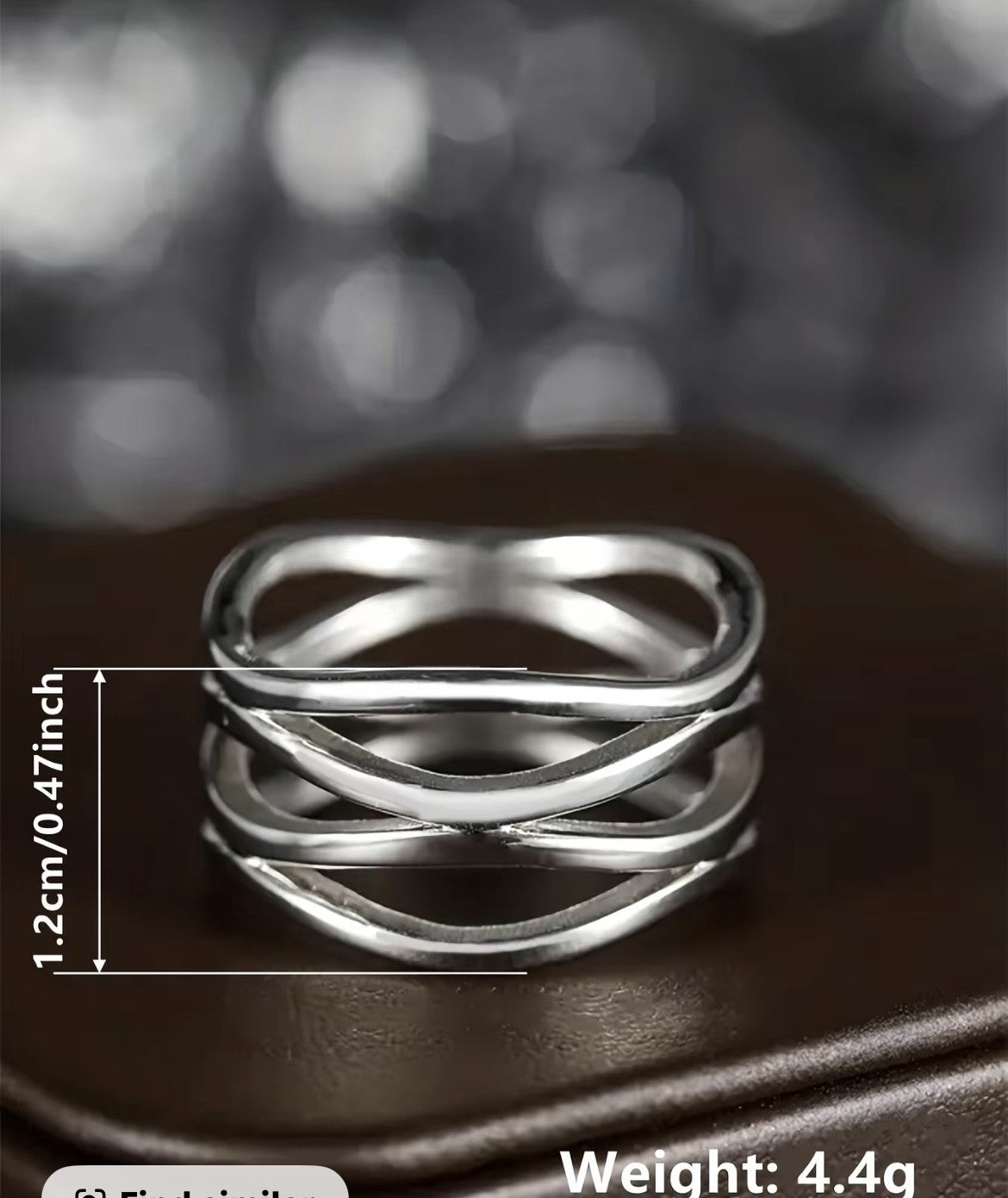 Silver Spiral Ring