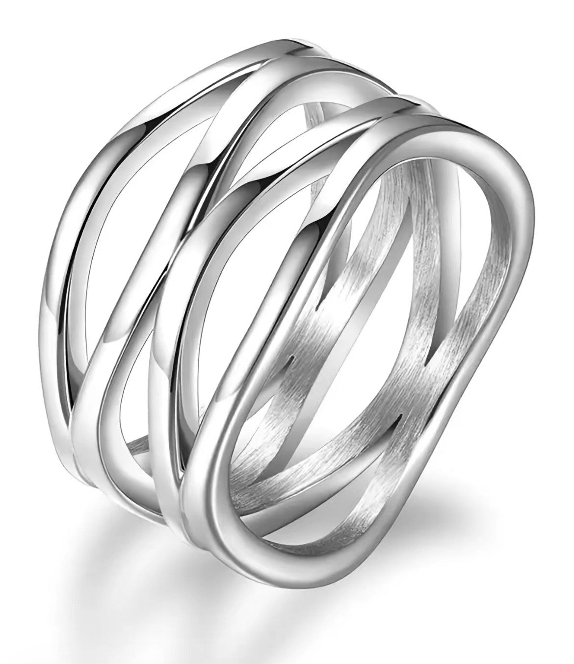 Silver Spiral Ring
