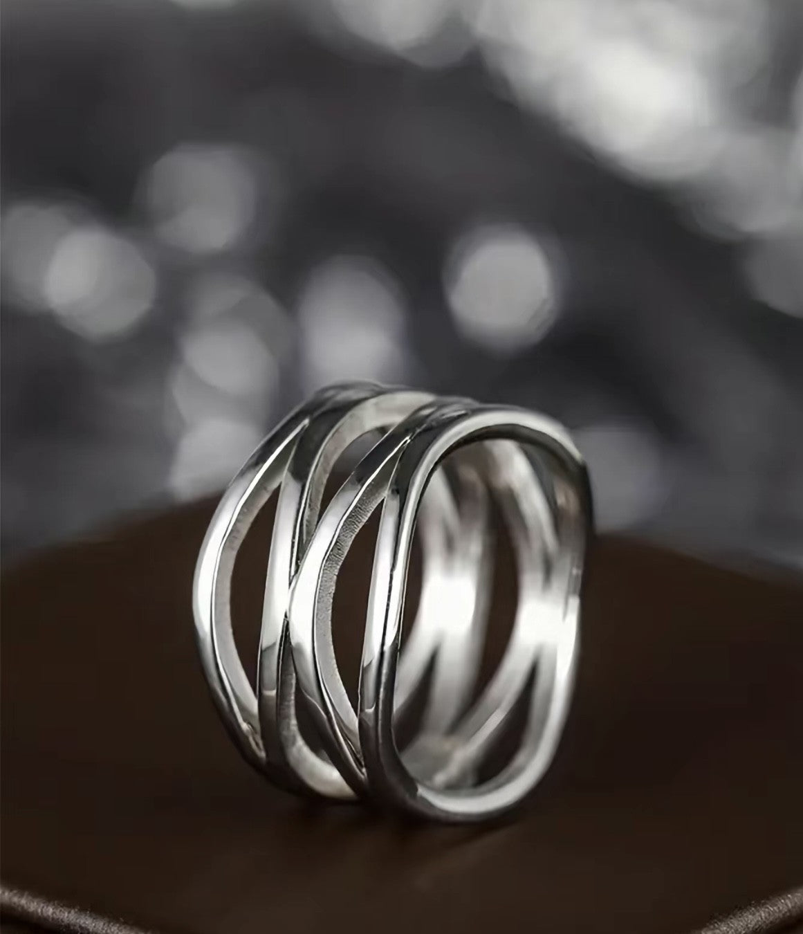 Silver Spiral Ring