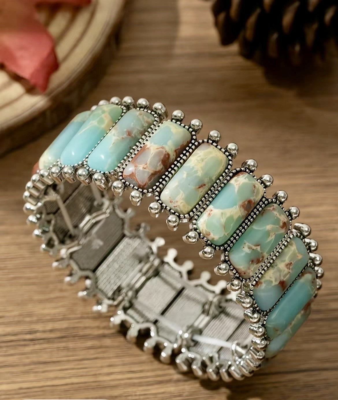 Boho Vintage Turquoise Bracelet