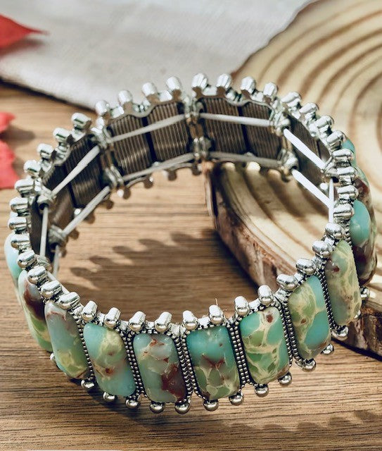 Boho Vintage Turquoise Bracelet