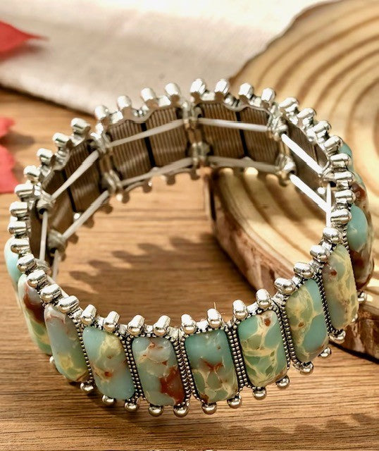 Boho Vintage Turquoise Bracelet