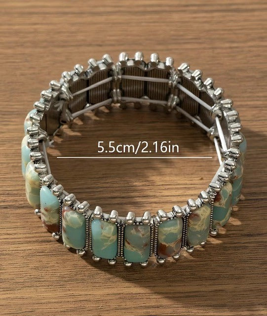 Boho Vintage Turquoise Bracelet