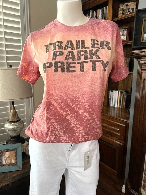 Trailer Park Pretty Acid Washed T-Shirt