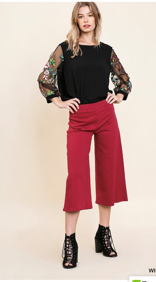 Crazy Over You Capris by UMGEE-SALE ITEM