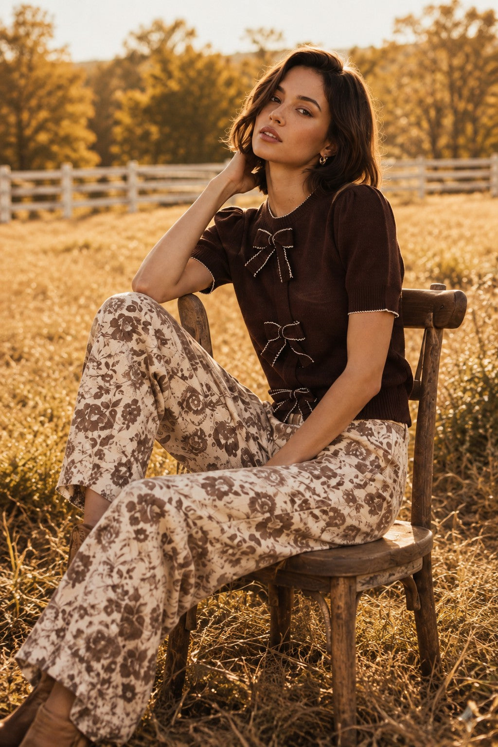 Bailey in Brown Floral