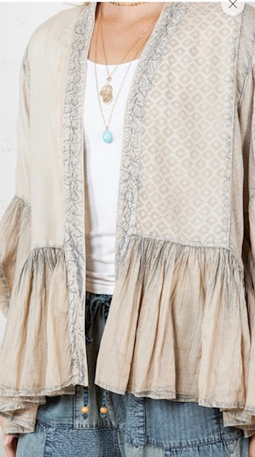 Laney in Latte Kimono