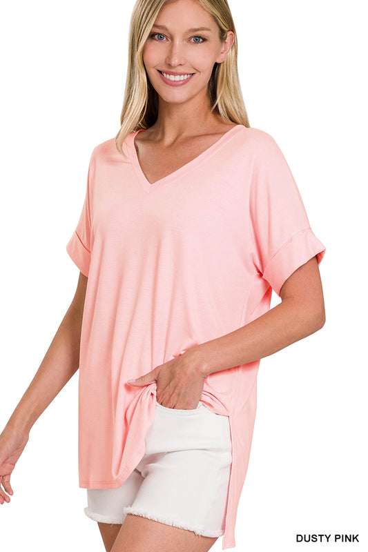 Dusty Pastel Pink Tee