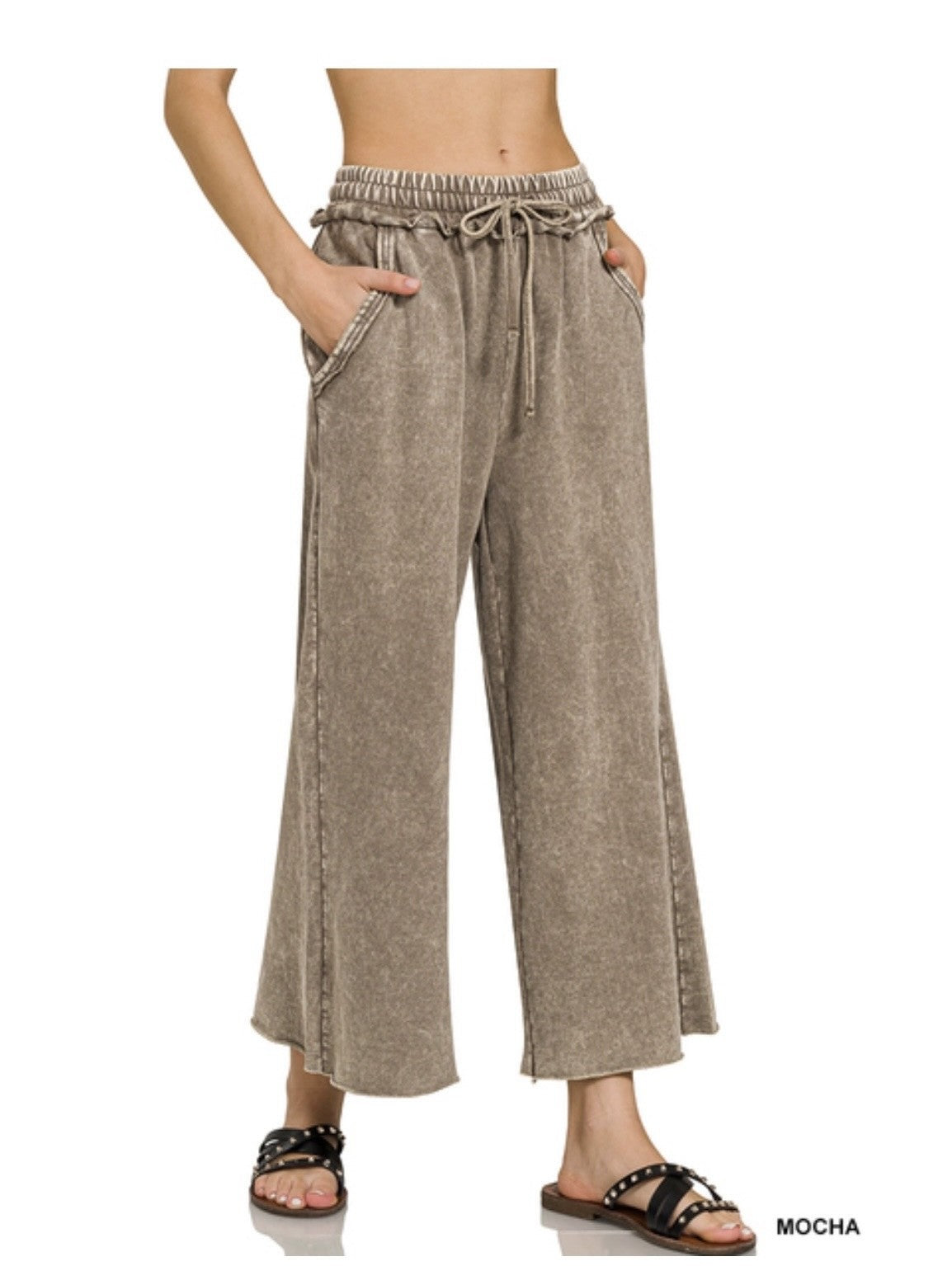 About Those Palazzo Pants-Mocha