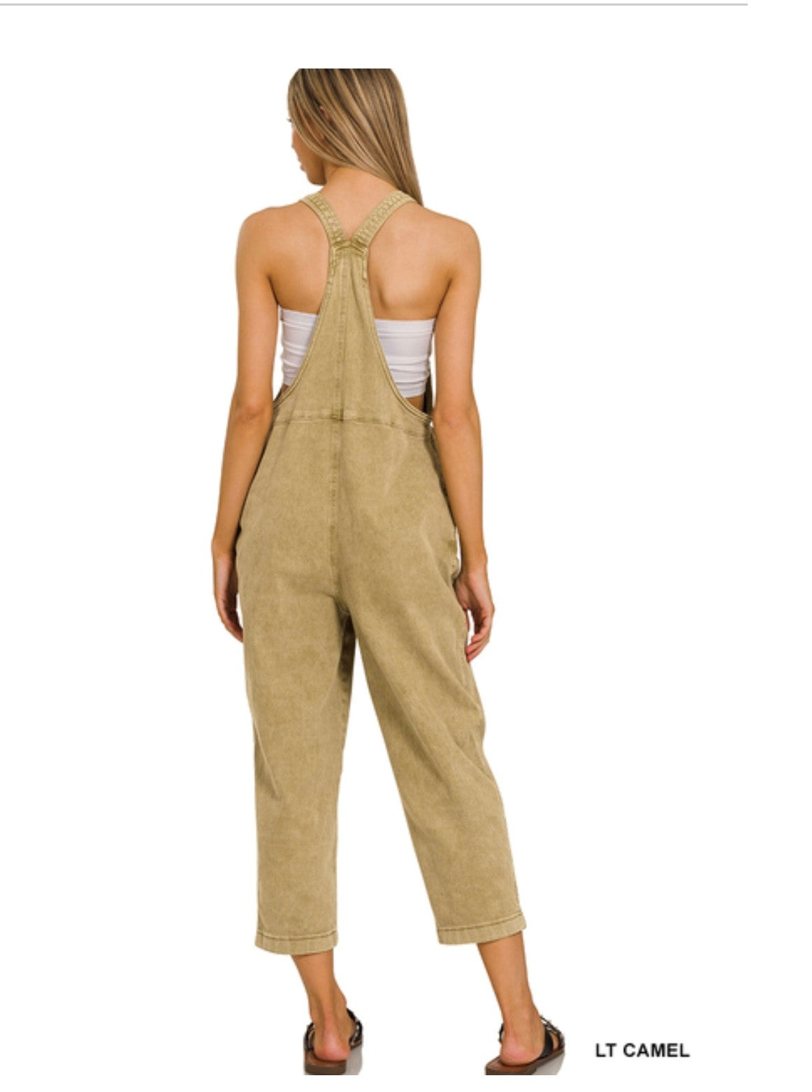 All Those Vibes Overalls by Zenana