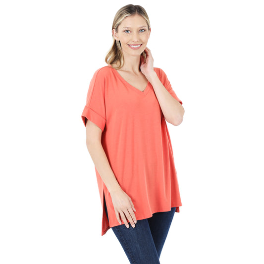 Deep Coral Calling Tee