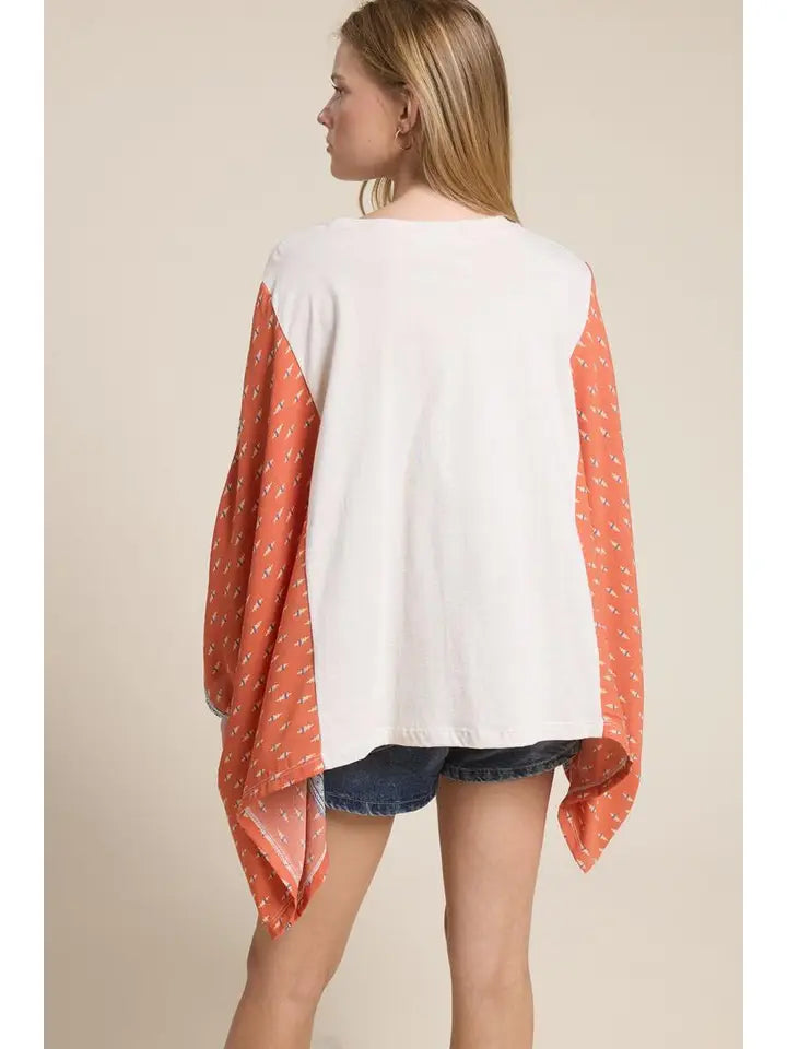 Cowgirl Up Top - Flutter Sleeve Blouse