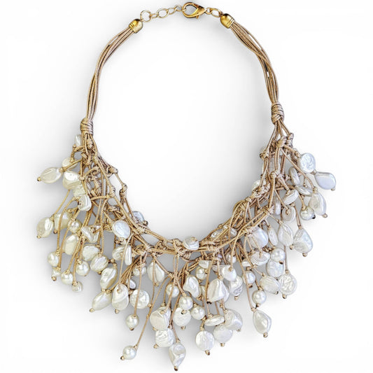 Grace Pearl Statement Necklace