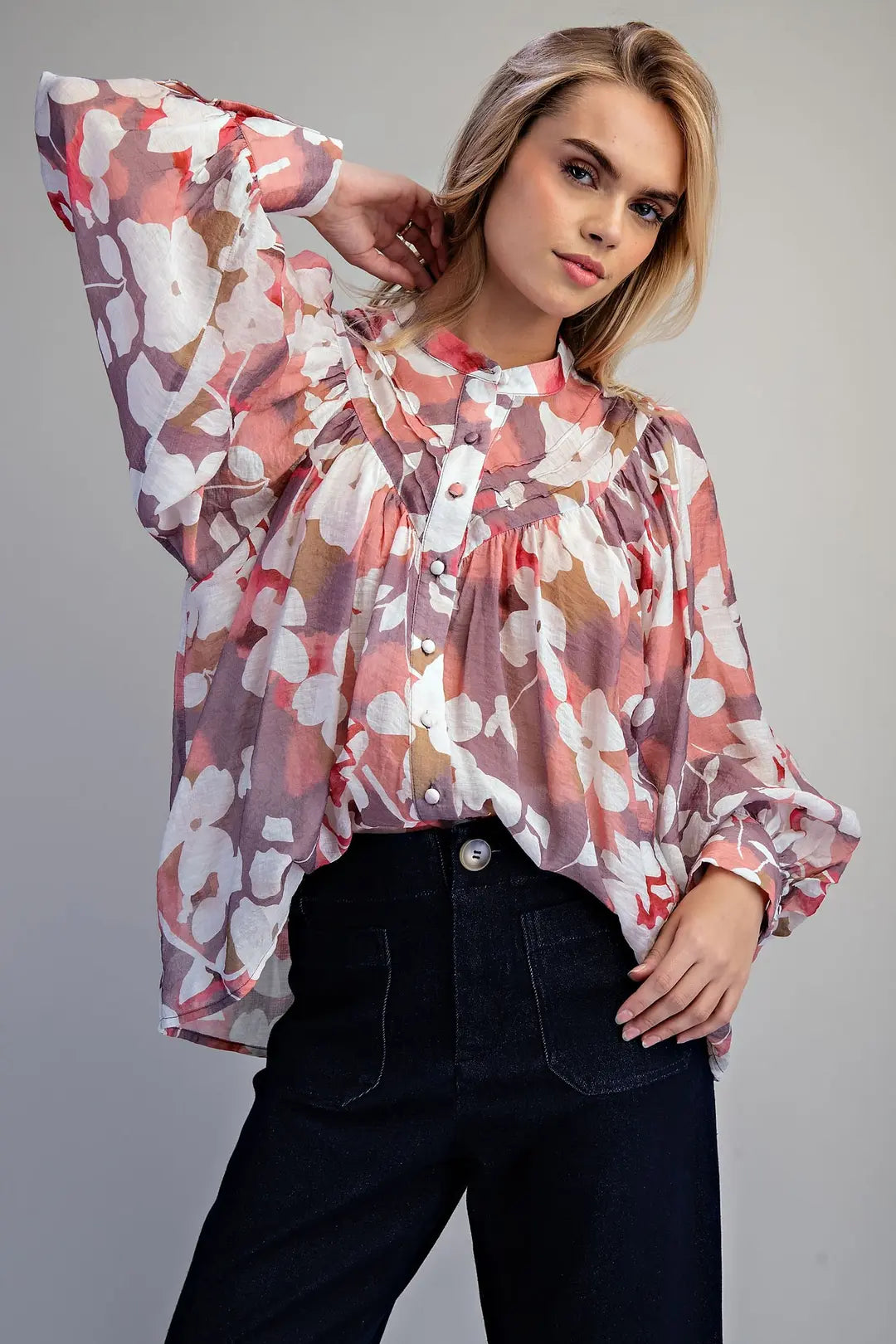 Rose Petal Wash Top