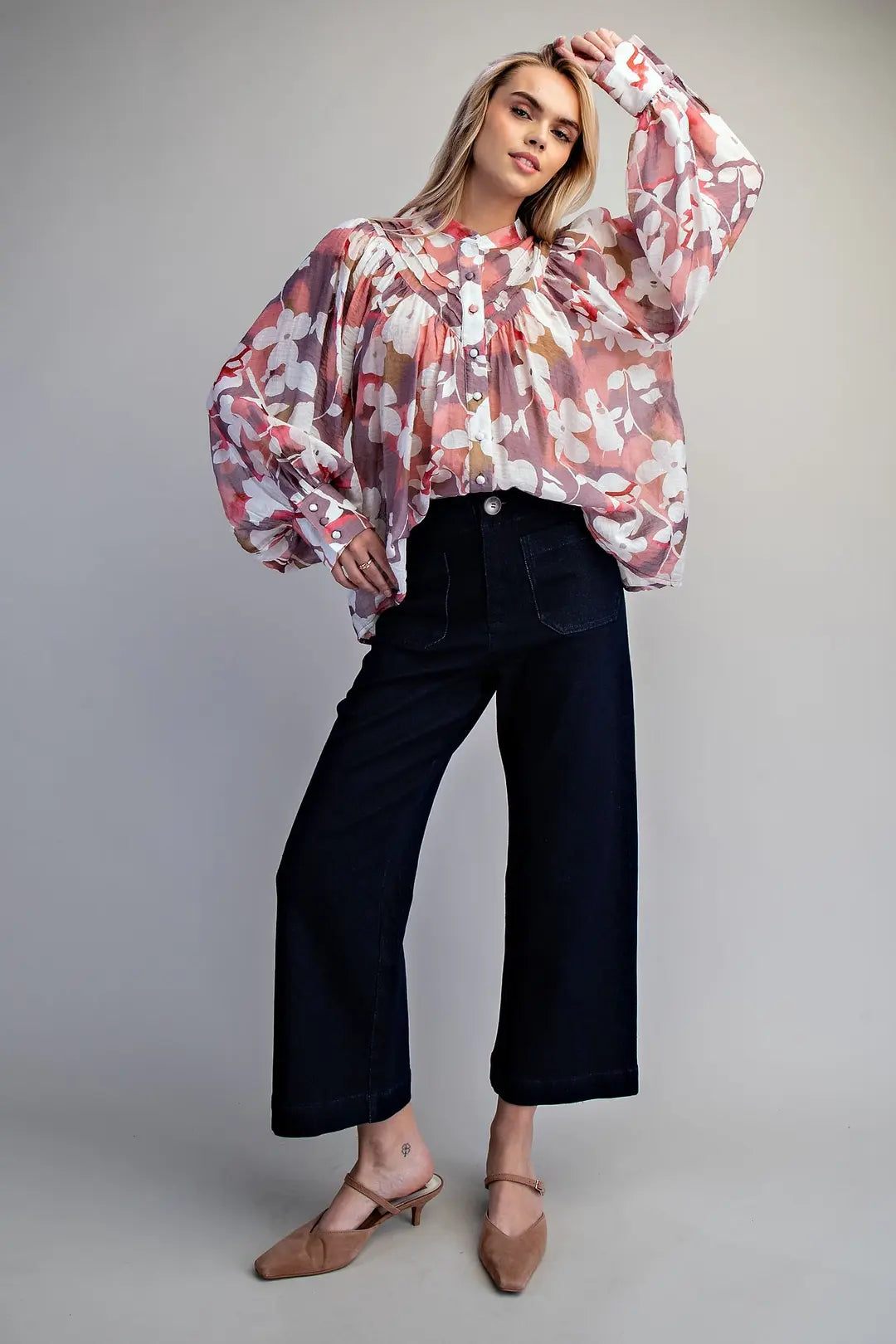 Rose Petal Wash Top