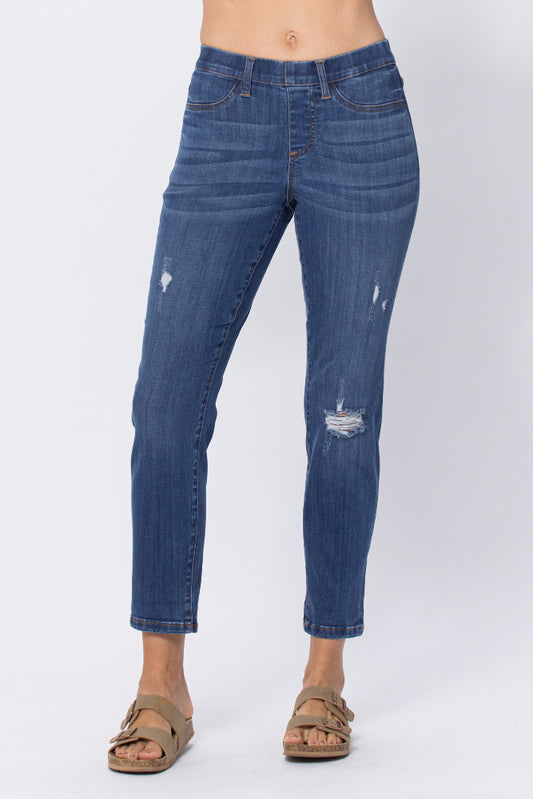 Judy Blue Mid-rise Boyfriend Jeggings